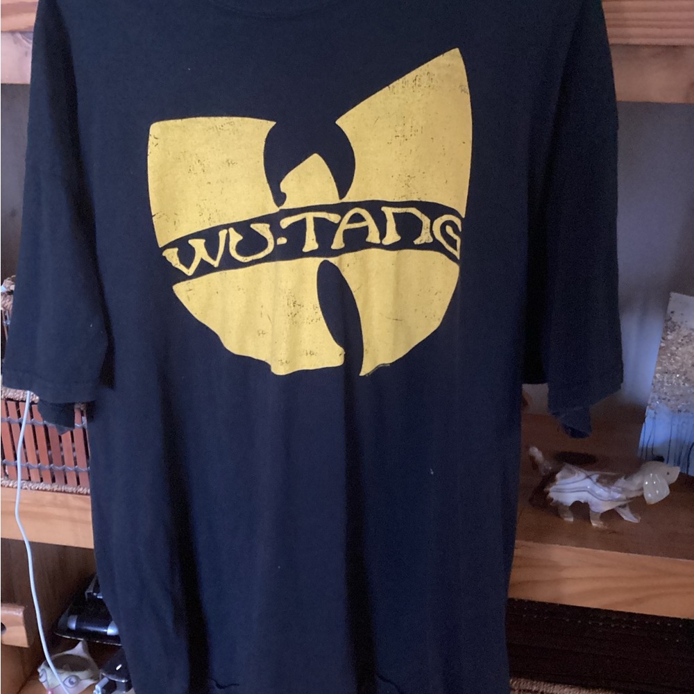 Wu-Tang Clan Black and Yellow Graphic Tee